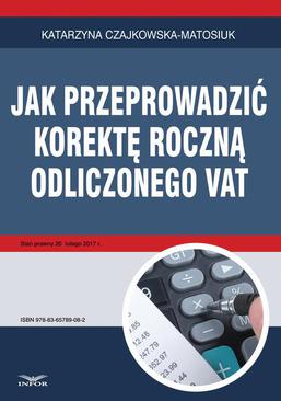 ebook Jak przeprowadzić korektę roczną odliczonego VAT