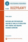 ebook Buckling and post-buckling analysis of shells of revolution with positive and negative Gaussian curvature - Paweł Jasion