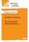 ebook Do oczu swoich (Oczy płaczecie...) - Andrzej Jan Morsztyn