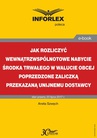 ebook Jak rozliczyć wewnątrzwspólnotowe nabycie środka trwałego w walucie obcej poprzedzone zaliczką przekazaną unijnemu dostawcy - ANETA SZWĘCH