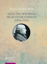 ebook Selected Writings from Vilnius Peroid (1804-1816) - Johann Abicht