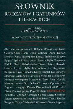 ebook Słownik rodzajów i gatunków literackich