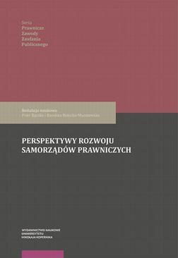 ebook Perspektywy rozwoju samorządów prawniczych