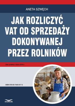 ebook Jak rozliczyć VAT od sprzedaży dokonywanej przez rolników