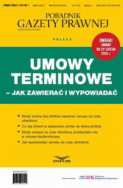 ebook Umowy terminowe - jak zawierać i wypowiadać