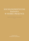 ebook Socjolingwistyczne badania w teorii i praktyce. Ujęcie interdyscyplinarne Tom 3 - 