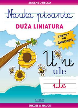 ebook Nauka pisania. Duża liniatura