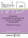 ebook Wybrane instrumentalne metody analizy wyrobów i procesów - Ewa Sikorska,Katarzyna Pawlak-Lemańska,Anna Gliszczyńska-Świgło,Jarosław Chmielewski,Bożena Tyrakowska