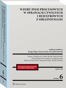 ebook Wzory pism procesowych w sprawach cywilnych i rejestrowych z objaśnieniami