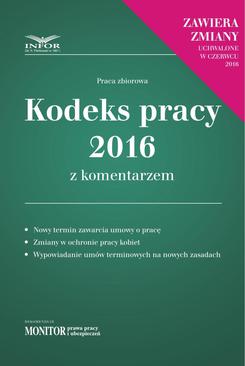 ebook Kodeks pracy 2016 z komentarzem - nowe wydanie