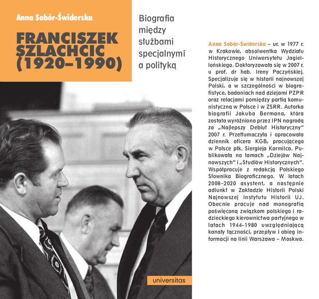 Okładka:Franciszek Szlachcic (1920-1990) 