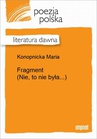 ebook Fragment (Nie, to nie była...) - Maria Konopnicka