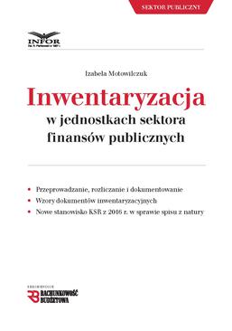 ebook Inwentaryzacja w jednostkach sektora finansów publicznych