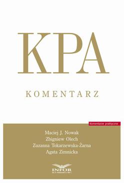 ebook KPA Komentarz - Kodeks Postępowania Administracyjnego