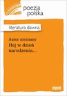 ebook Hej w dzień narodzenia... -  Nieznany