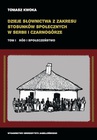 ebook Dzieje słownictwa z zakresu stosunków społecznych w Serbii i Czarnogórze - Tomasz Kwoka