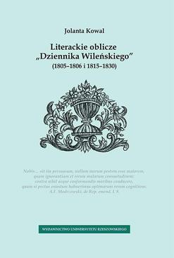 ebook Literackie oblicze „Dziennika Wileńskiego” (1805-1806 i 1815-1830)