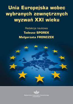 ebook Unia Europejska wobec wybranych zewnętrznych wyzwań XXI wieku