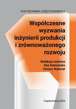 ebook Współczesne wyzwania inżynierii produkcji i zrównoważonego rozwoju