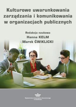 ebook Kulturowe uwarunkowania zarządzania i komunikowania w organizacjach publicznych