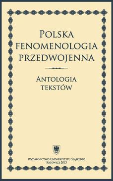 ebook Polska fenomenologia przedwojenna