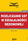 ebook Rozliczanie VAT w działalności sezonowej - MARCIN JASIŃSKI