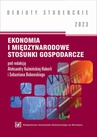 ebook Ekonomia i międzynarodowe stosunki ekonomiczne 2023 [DEBIUTY STUDENCKIE] - 