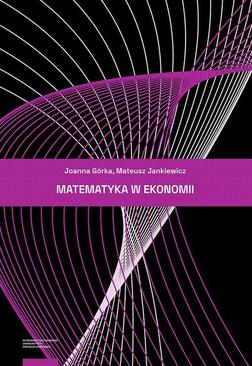 ebook Matematyka w ekonomii