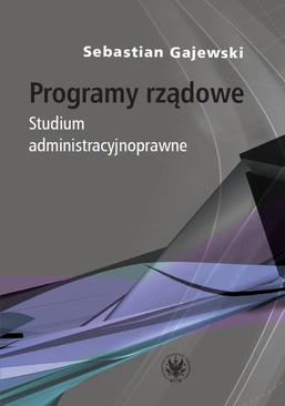 ebook Programy rządowe