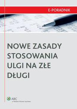 ebook Nowe zasady stosowania ulgi na złe długi