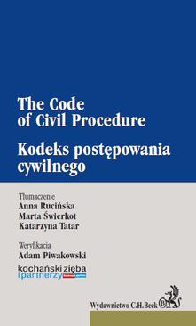ebook Kodeks postępowania cywilnego. The Code of Civil Procedure