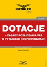 ebook Dotacje – zasady rozliczania VAT w pytaniach i odpowiedziach - MARCIN JASIŃSKI