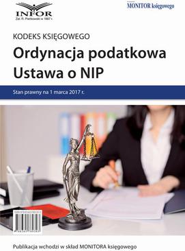 ebook Ordynacja podatkowa. Ustawa o NIP