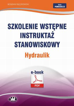 ebook Szkolenie wstępne Instruktaż stanowiskowy Hydraulik