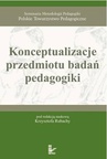 ebook Konceptualizacje przedmiotu badań pedagogiki - Krzysztof Rubacha