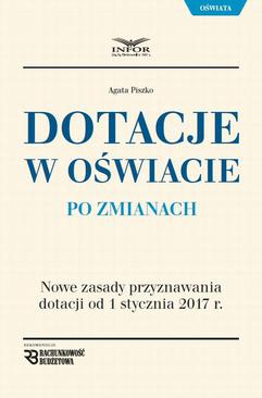 ebook Dotacje oświatowe po zmianach