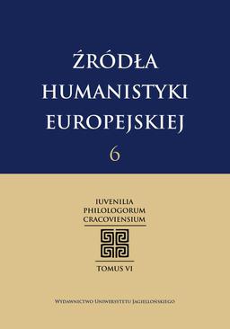 ebook Źródła humanistyki europejskiej t. 6.