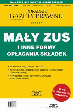 ebook Mały ZUS i inne formy opłacania składek