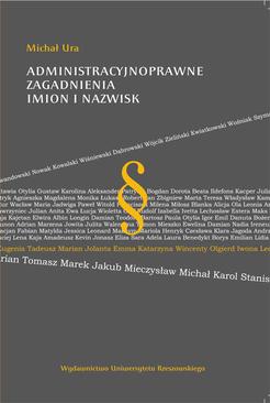 ebook Administracyjnoprawne zagadnienia imion i nazwisk