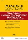 ebook Szkolenia BHP i badania profilaktyczne pracowników – obowiązki pracodawcy - Opracowanie zbiorowe