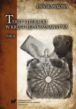 ebook Tekst literacki w kręgu językoznawstwa. T. 2