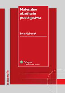 ebook Materialne określenie przestępstwa