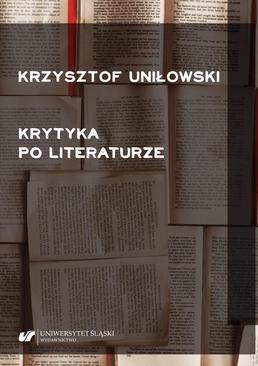 ebook Krytyka po literaturze