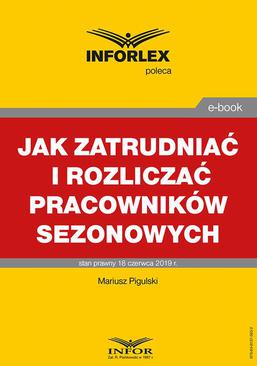 ebook Jak zatrudniać i rozliczać pracowników sezonowych