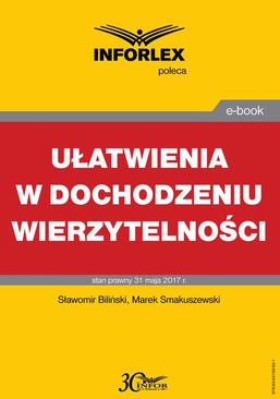 ebook Ułatwienia w dochodzeniu wierzytelności