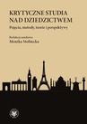 ebook Krytyczne studia nad dziedzictwem - 