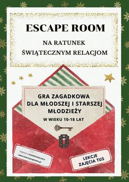 ebook ESCAPE ROOM Na ratunek świątecznym relacjom dla dzieci w wieku 10-18 lat