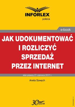 ebook Jak udokumentować i rozliczyć sprzedaż przez Internet