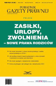 ebook Zasiłki, urlopy, zwolnienia – jak z nich korzystać