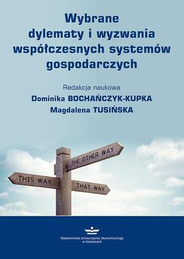 ebook Wybrane dylematy i wyzwania współczesnych systemów gospodarczych